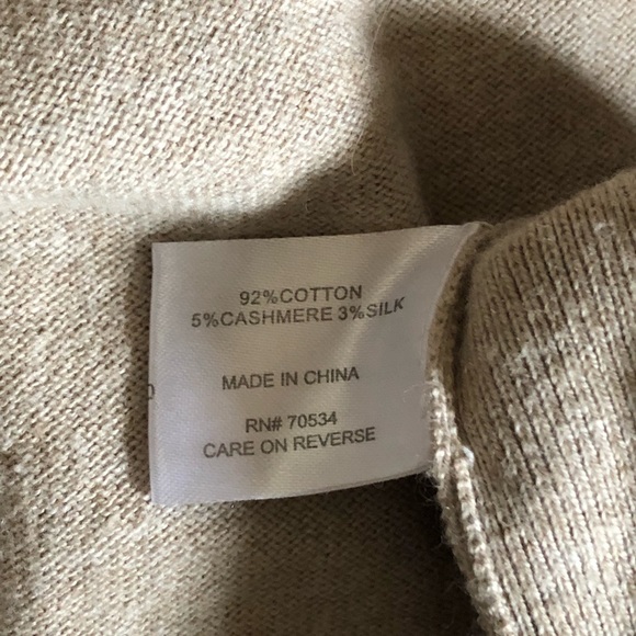 *ORVIS* Cashmere blend long sleeved top - Picture 4 of 4